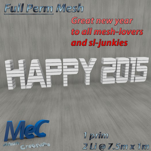 MeC - [HAPPY 2015] Mesh FULL PERM