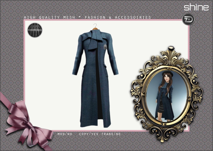 shine by [ZD] - MESH - "Liberty" Coat