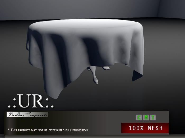 .:UR:. European Dining Set - Dining Table (full perm mesh)
