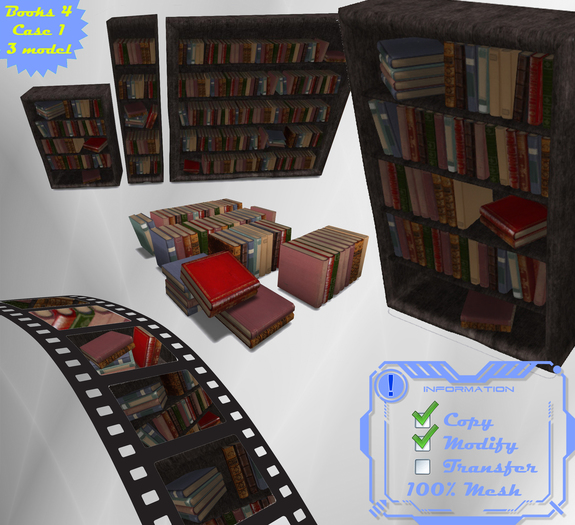 Mesh Bookcase 1 by Perez Falconer Boxed