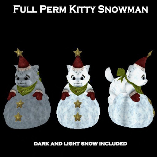 BGC Full Perm Kitty Snowman(boxed)