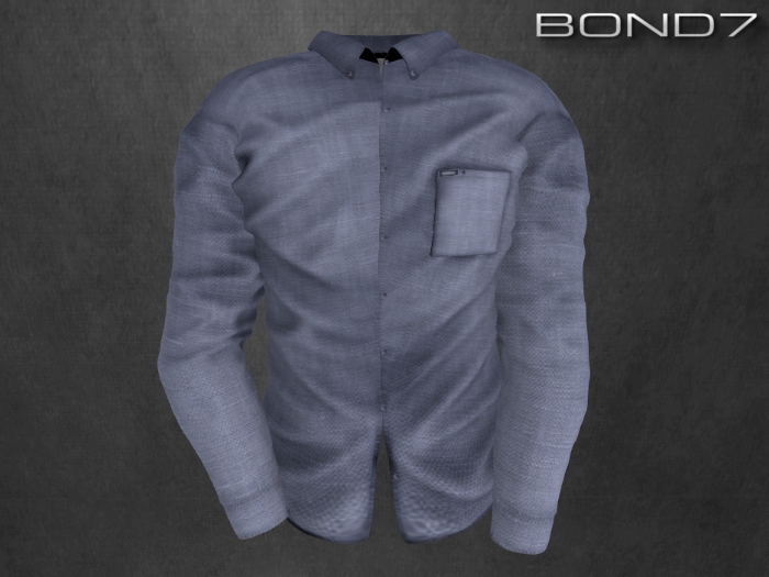 *BOND7* Collared Shirt (Sky Blue)