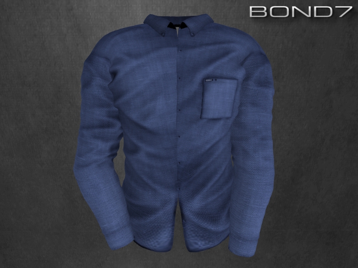 *BOND7* V-neck Longsleeve (Black)