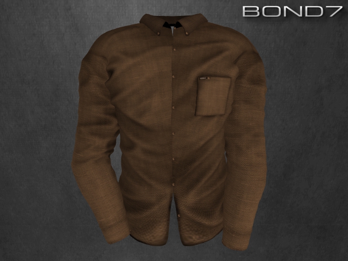 *BOND7* V-neck Longsleeve (Black)