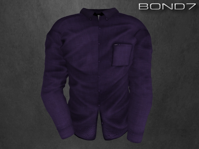 *BOND7* V-neck Longsleeve (Black)