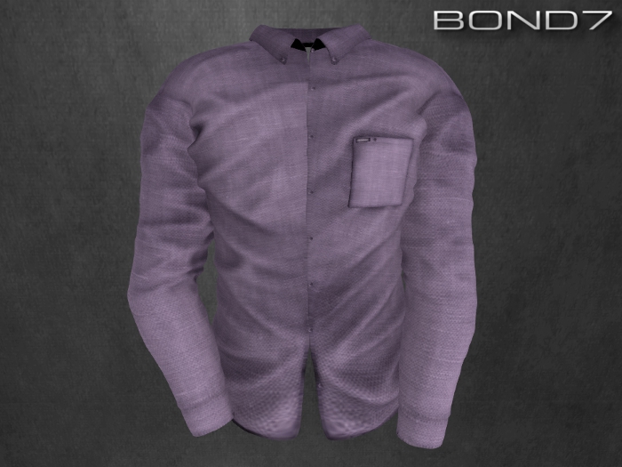 *BOND7* Collared Shirt (Lavender)