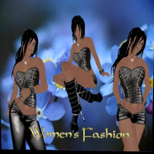 Women's Chained Black