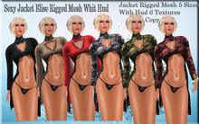 LSR - Sexy Jacket Elise Rigged Mesh Whit Hud