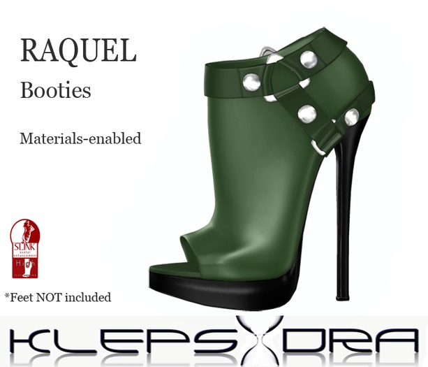  Klepsydra - Raquel Booties - Slink high - Green 