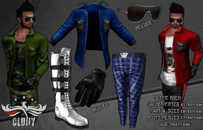 =C.F.S= Mesh Outfit Rock Samuel Demo