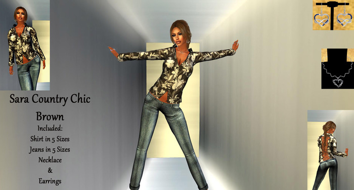 Sara Country Chic - Brown