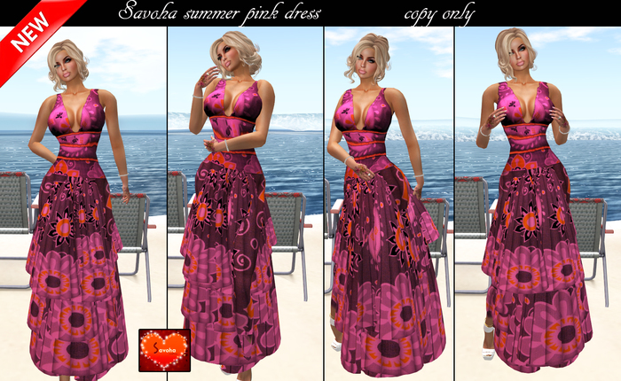 savoha summer pink dress   *PROMO*