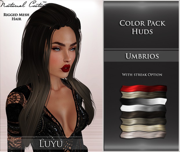 NC : Luyu Rigged Hair_Umbrios Pack