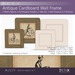 Tw antique cardboard wall frame vend2