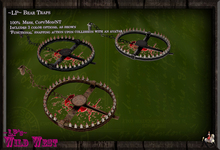 ~LP~ Wild West Bear Traps [Boxed]