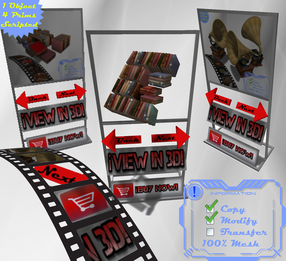 Mesh Virtual 3D vendor by Perez Falconer Boxed