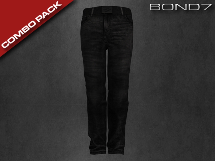 *BOND7* V-neck Longsleeve (Black)