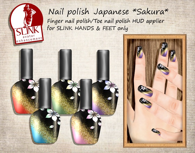 [M*G*S] Slink Nail Applier Japanese *Sakura*