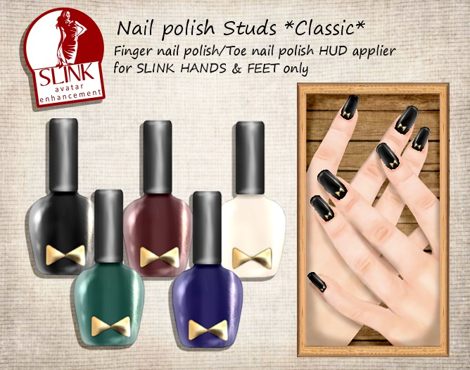 [M*G*S] Slink Nail Applier Studs *Classic* 