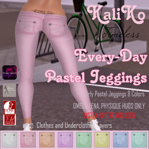 {KT} Jeggings - Pastel