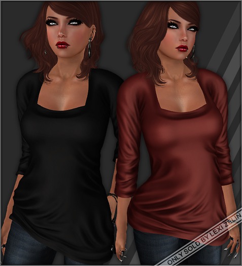 AngelRED - FULL PERM MESH Morgan Top [DEMO]