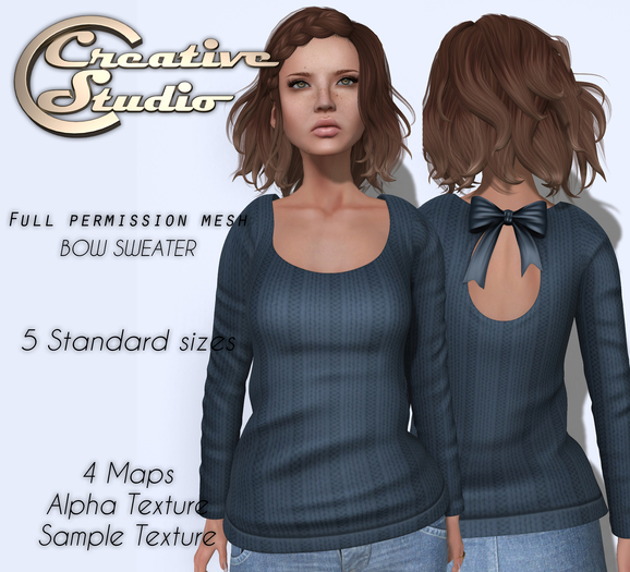 - CREATIVE STUDIO -  Bow Sweater DEMO
