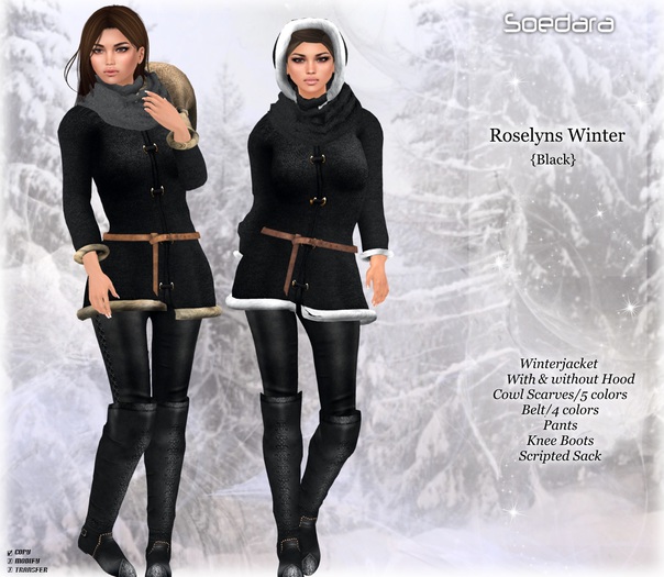 ~Soedara~ Roselyns Winter {Black}