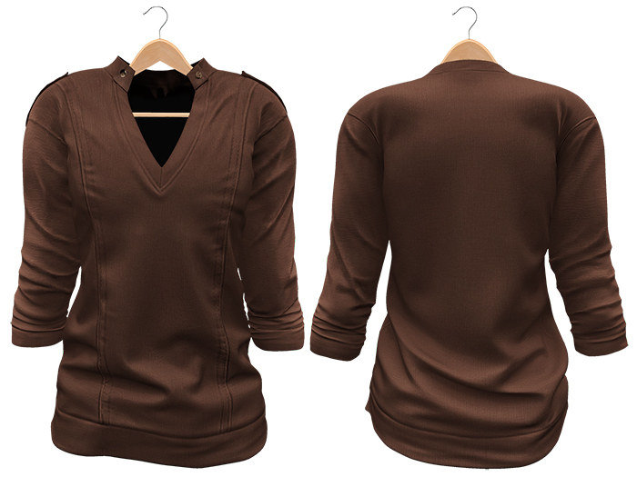 BUENO-Derek Shirt-Coffee