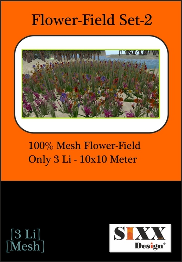 Flower Filed Set 2 - 3 Li