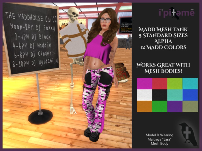 ~i~ Madd Mesh Tanks (Wear To Unpack)