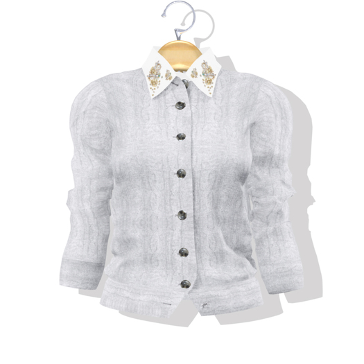 Alex Bijocuff Cardigan Pale Gray