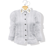 Alex Bijocuff Cardigan Pale Gray