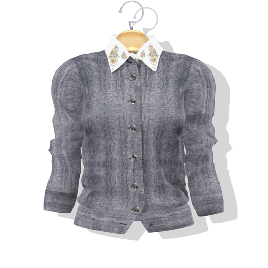 Alex Bijocuff Cardigan Soft Gray