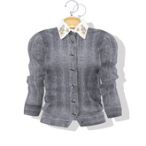 Alex Bijocuff Cardigan Soft Gray