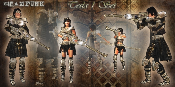 Steampunk Tesla Female Outfit