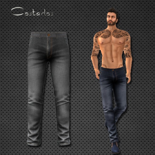 Costarlos Cooper Jean grey mesh
