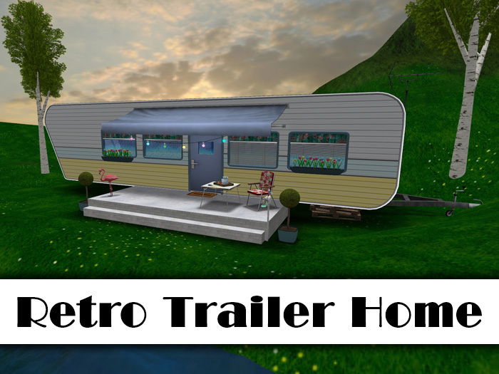 Retro Mesh Trailer Home YELLOW