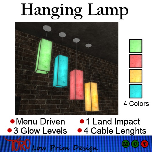 Toro Hanging Paper Lamp [Boxed]