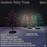 %Modern Fairy Trees (black metal-5) *MESH* Delivery Box