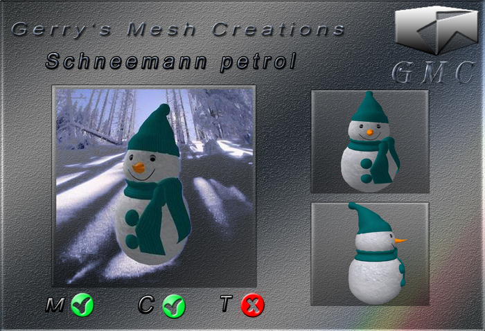 Schneemann u1_petrol