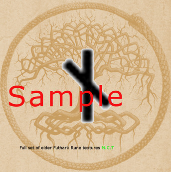 Second Life Marketplace - Full set of rune textures