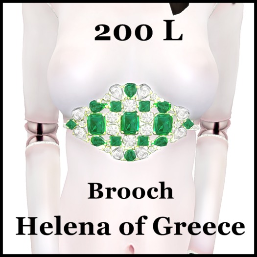 "Helena of Greece" [Chaumont] [Brooch]