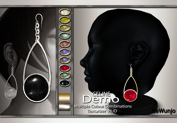 GeWunjo : CELINE earrings DEMO 