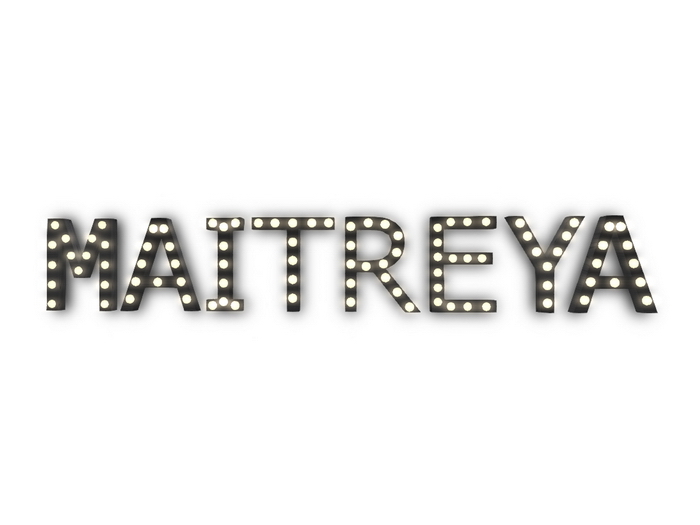 [Px] "MAITREYA" Illuminated Light Bulbs Sign