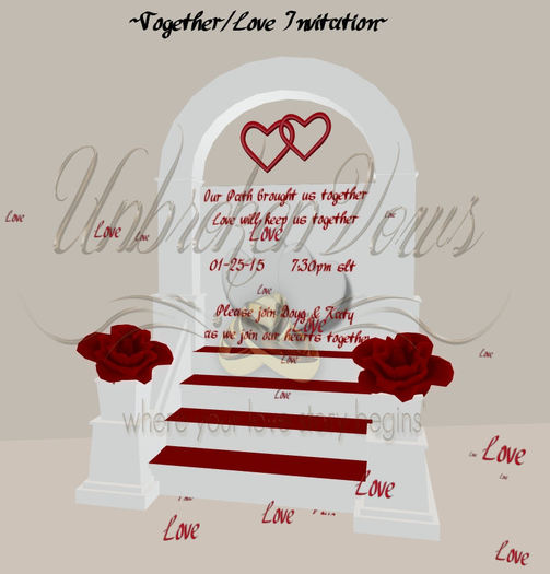 Together Love Invitation (boxed)