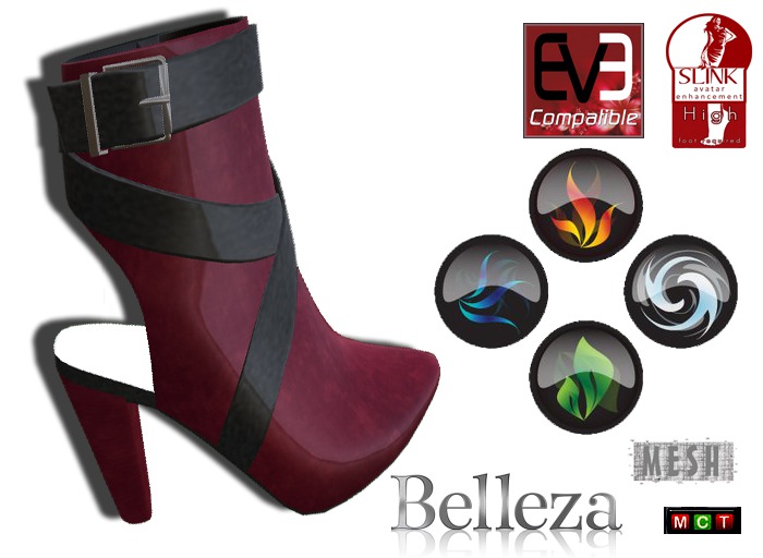 Suede goth boots