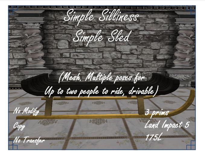 Simple Silliness Simple Sled