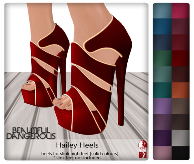 ! Beautiful Dangerous ! Hailey Heels [Scarlet]