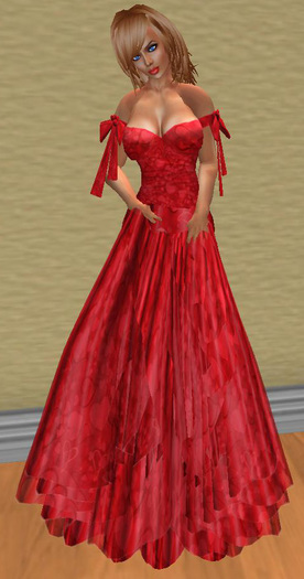 Valentine Gown Pure Red