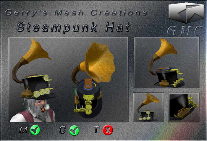 Steampunk hat